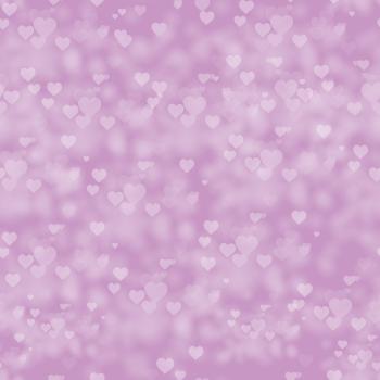 VORBESTELLUNG Jersey Allover Bokeh Hearts- Lila